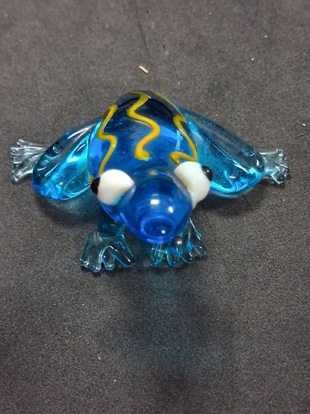 Hand Blown Glass Frog
